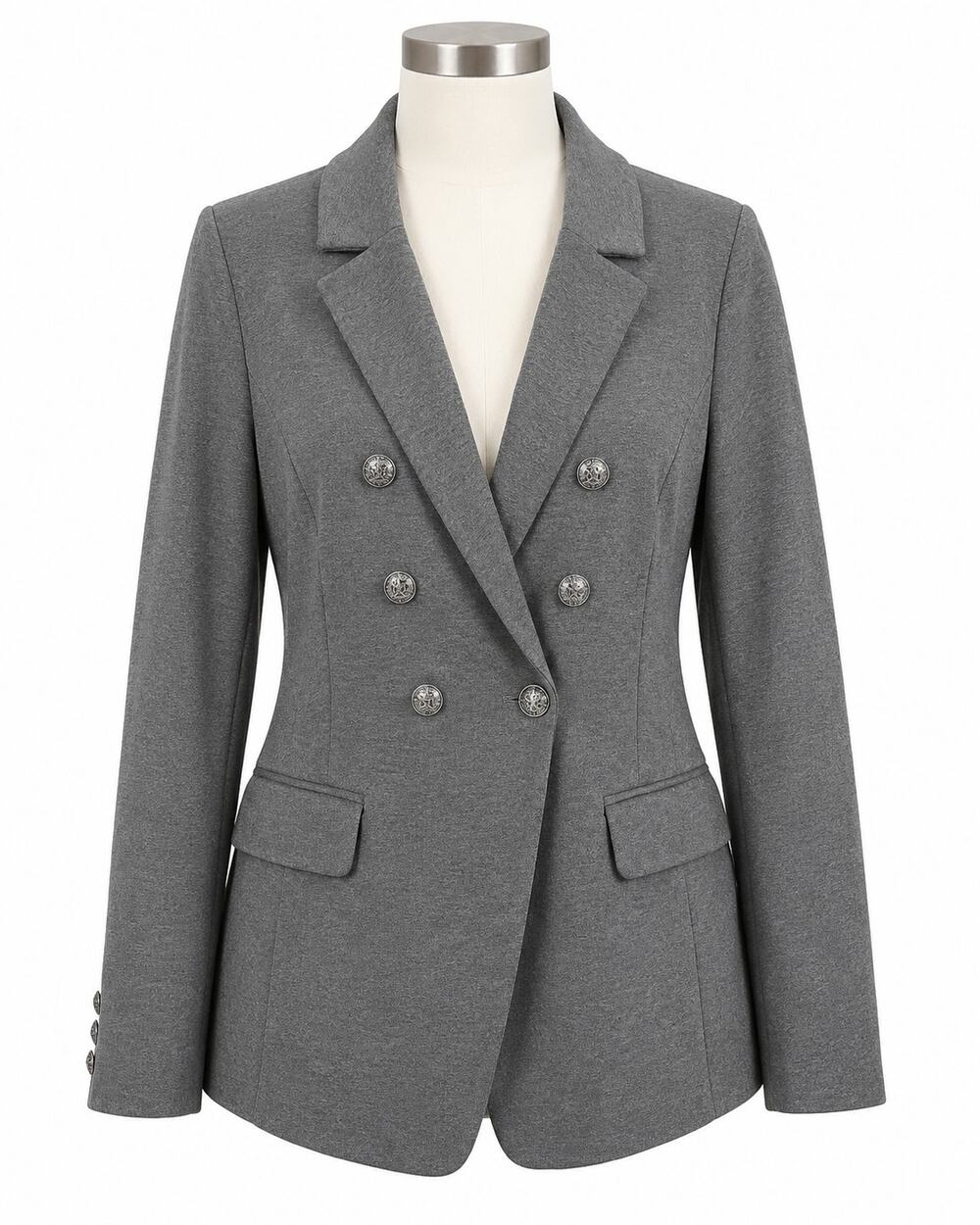 Lane Bryant Ponte Bryant Blazer – Dark Heather Gray – Size 28 Plus